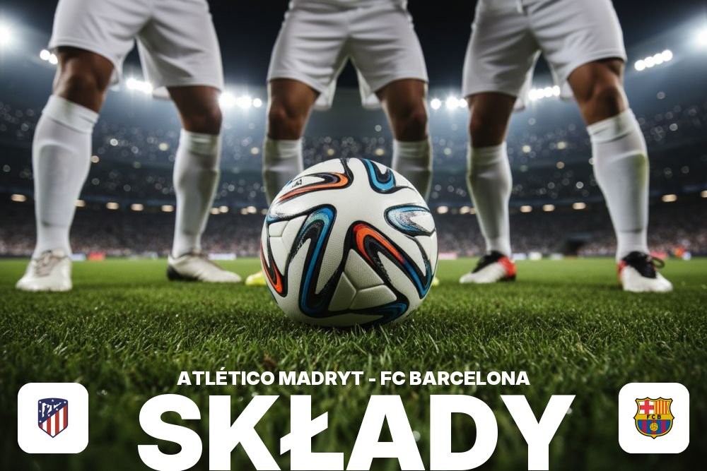 Składy: Atlético Madryt – FC Barcelona – ustawienie, zmiany, ławka rezerwowych