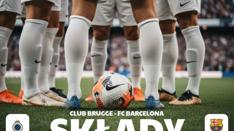 Składy: Club Brugge – FC Barcelona – młodzi zawodnicy w wyjściowym składzie