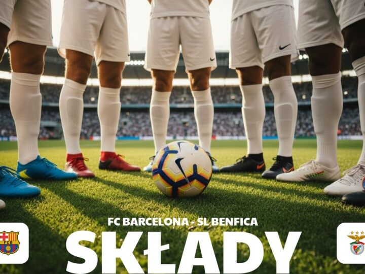 Składy: FC Barcelona – Benfica – analiza przedmeczowa i prognozy