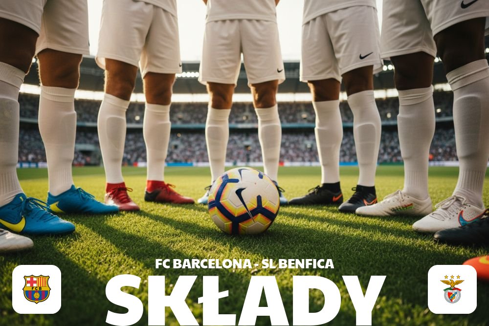 Składy: FC Barcelona – Benfica – analiza przedmeczowa i prognozy