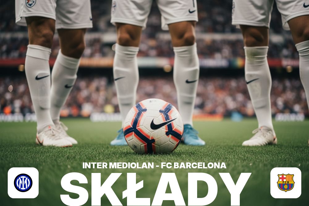 Składy: Inter Mediolan – FC Barcelona – analiza formacji obu drużyn