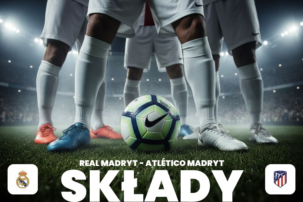 Składy: Real Madryt – Atlético Madryt – derby, przewidywane ustawienia drużyn