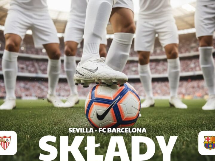 Składy: Sevilla FC – FC Barcelona – kontuzje, pauzy, rotacje w składach